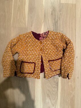 Pink Chicken Quilted Reversible Jacket